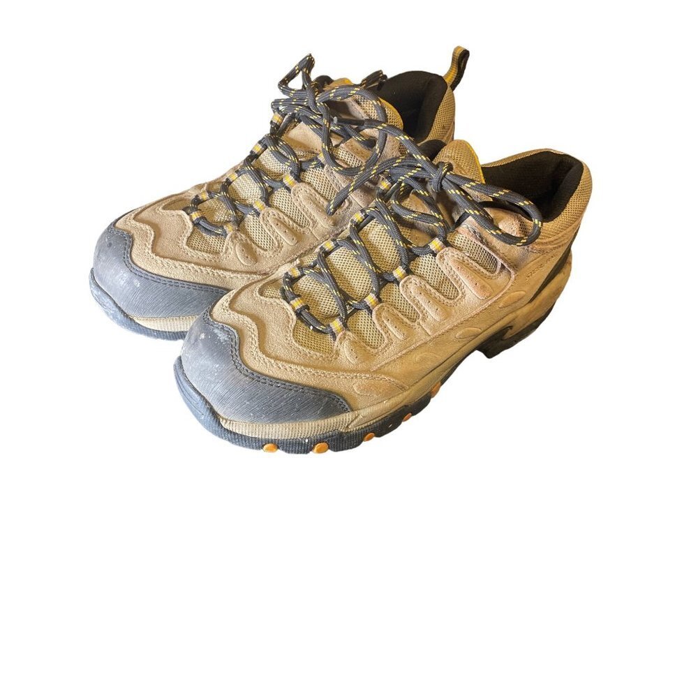 Brahma Mindy Womens Leather Steel Toe Hiking Shoes Sz 9